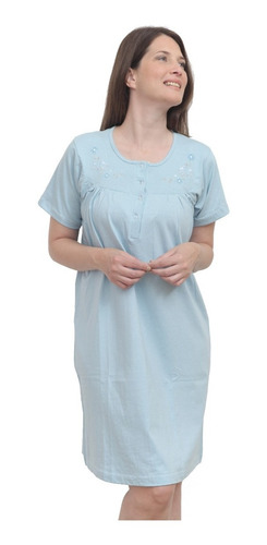 Imagen 3 de 5 de Camisón De Verano Manga Corta Talle Super Especial. 656