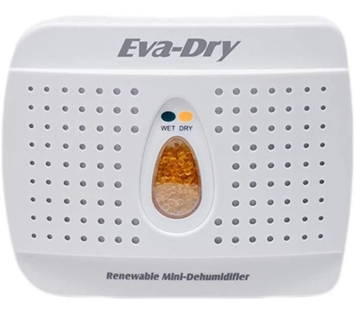 Eva-dry - Mini Deshumidificador Inalámbrico, Color Blanco 