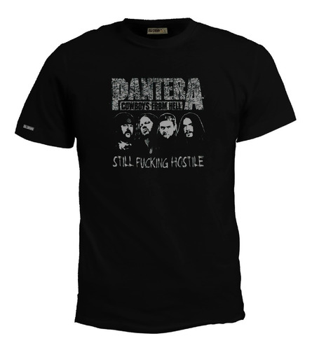 Camiseta Pantera Cowboys From Hell Banda Rock Bto
