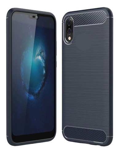 Funda Estuche Fibra Carbono Compatible Con Huawei P20 