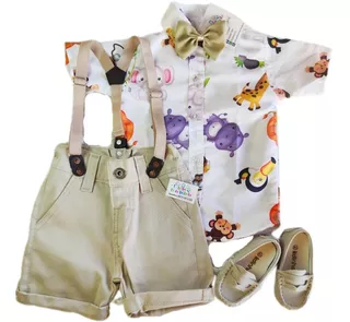 Roupa Social Tema Safari Social Com Sapato Mocassim