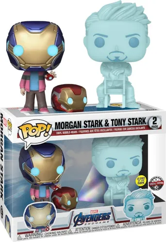 comprar Funko Pop! Marvel: Morgan Stark & Tony Stark 2 Pack
