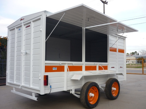 Imagen 15 de 25 de Acoplado Trailer 6 Cheques Cerrado Taller Rodante 5 Mts 4 Tn