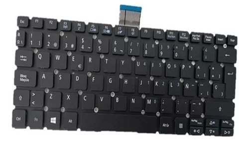 Teclado Acer Aspire E3 112 M Series Negro Español E3-112