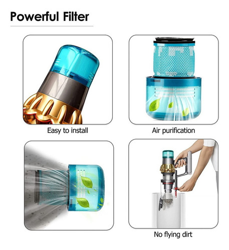 Para Filtros De Repuesto Para Dyson V15 Detect Complete,