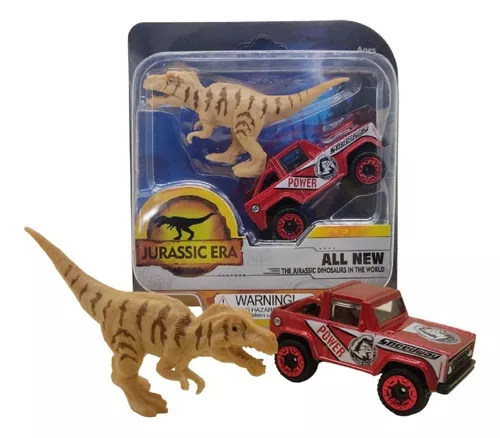 Carrinho Dinossauro Rex com 12 Dinossauros