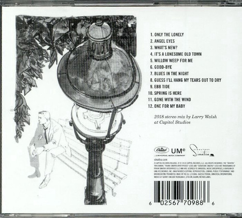 Imagen 1 de 1 de Cd Frank Sinatra Only For The Lonely 60th