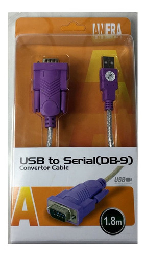 Cable Adaptador Usb A Serial Rs232 Db9 1.8m 100% Efectivo