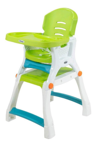 Silla Alta Prinsel Caddy 2 En 1 Verde