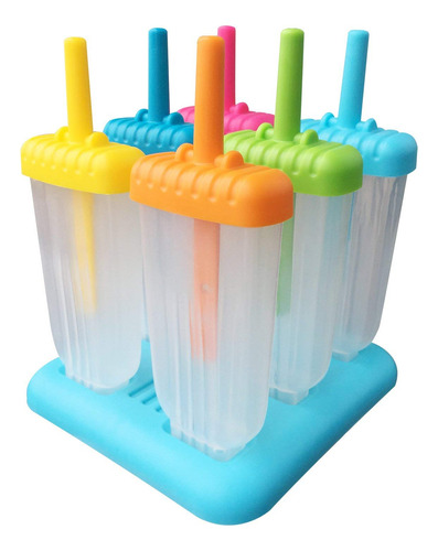 Molde Para Paletas Heladas Con 6 Cavidades Para Hacer