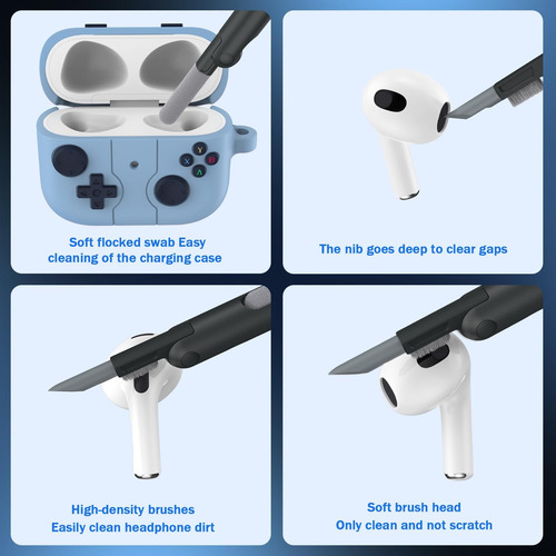 Funda De Silicona Para AirPods Gen 3 Con Llavero