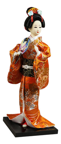 Estatuilla De Dama De Geisha Japonesa, Escultura En Estilo C