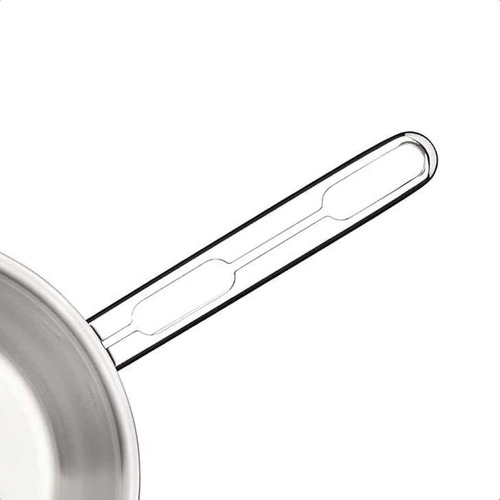 Kit Frigideira De Aço Inox Allegra 1,30l + Tabua De Madeira
