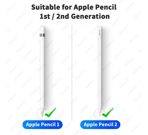 Imagen 3 de 6 de Punta De Repuesto Para Apple Pencil De 1ª Y 2ª Generación