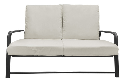 Sofá Reclinable Para Interiores Moderno Bossa Drita Claro Estructura de Metal Cojines de alta densidad