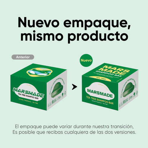 Marsmade Shampoo En Barra De Árbol De Té