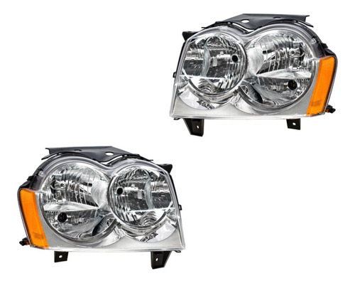 Par De Faros Depo Jeep Grand Cherokee 2005 2006