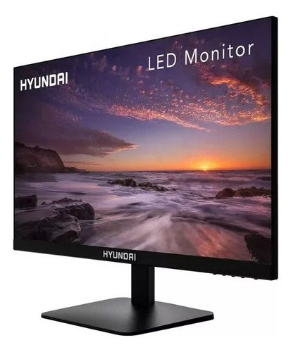 Monitor Hyundai Led 24  Fhd, Hdmi/vga, 24fom Ht24fombk01