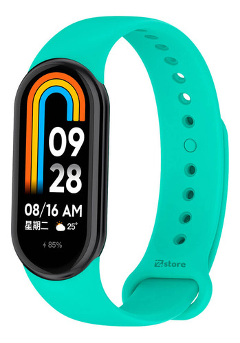 Correa Compatible Con Xiaomi Mi Band 8 Verde Esmeralda