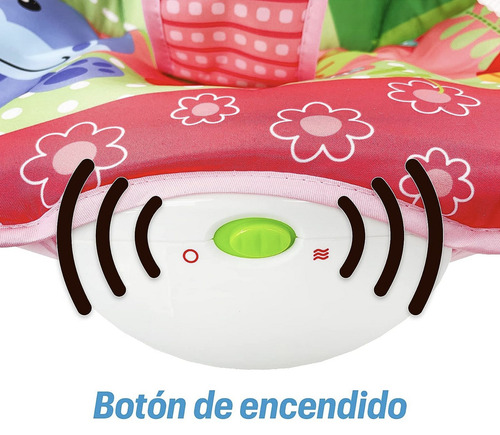 Silla mecedora para bebé Tiibaby Cartoon deluxe azul
