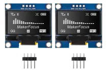 Comprar Makerfocus 2 Modulos De Pantalla Oled I2c 128 X 64 Modulo De
