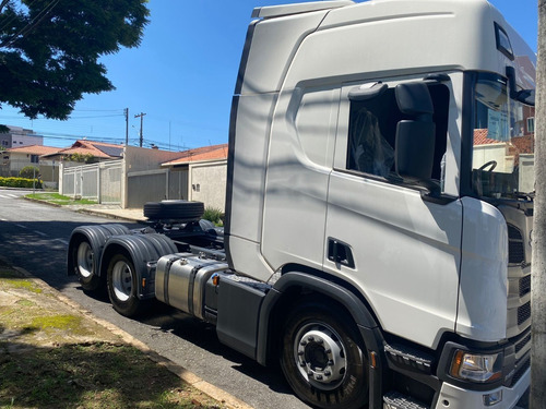 Imagem 11 de 15 de Scania R450 A 6x2 At14 Velocidades Chassi 3,55 M