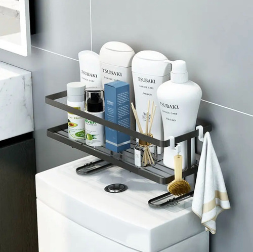 Estante De Baño Organizador Repisa Para Inodoro Metálico
