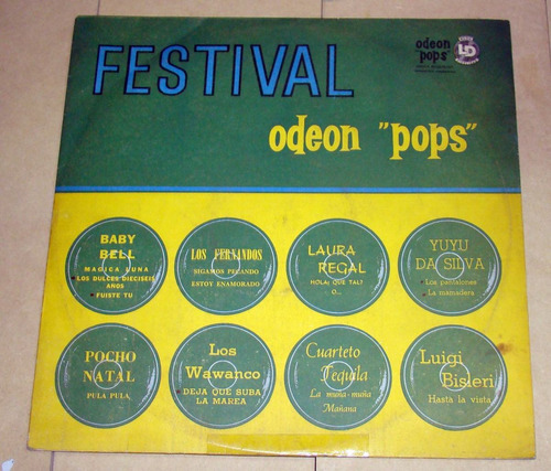 Festival Odeon Pops Wawanco Cuarteto Tequila Fernandos Lp