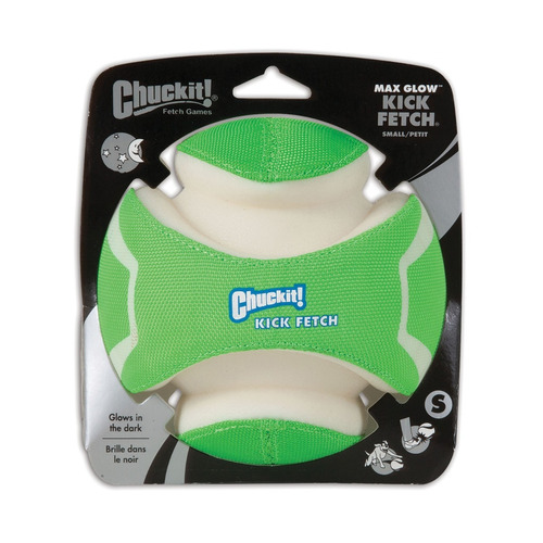 Juguete Perros Chuckit Kick Fetch Max Glow Fluorecente Small