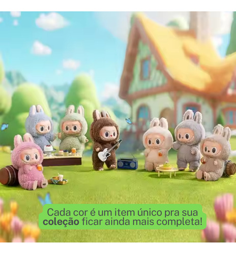 Labubu C/ Roupa Chaveiro Pop Pelúcia Surpresa Colecionável