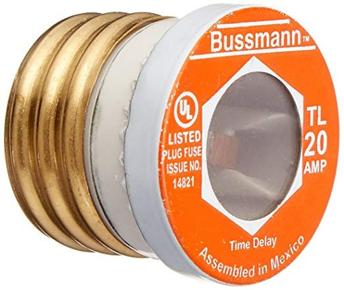 Bussmann Bp / Tl-20 De 20 Amperios Tiempo De Retardo, Cargad