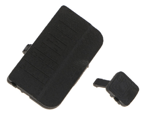 Para Nikon D90 Usb Gps Capa De Borracha Av Dc Hdmi Porta Cap