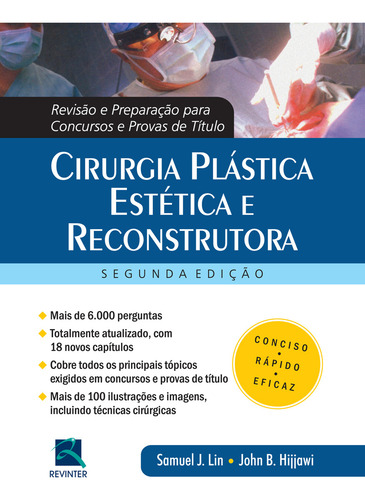 Cirurgia Plástica Estética e Reconstrutora, de Lin, Samuel J.. Editorial Thieme Revinter Publicações Ltda, capa mole em português, 2015