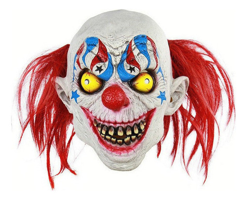 A Máscara De Látex De Payaso De Circo De Terror De Halloween
