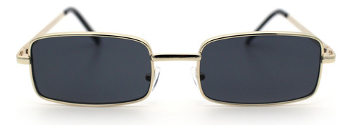 Sa106 Mens Retro Vintage Estrecha Rectangular Pimp Metal ...