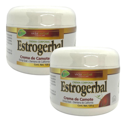 Pack De 2 Crema Corporal Estrogerbal De Camote Vidaherbal