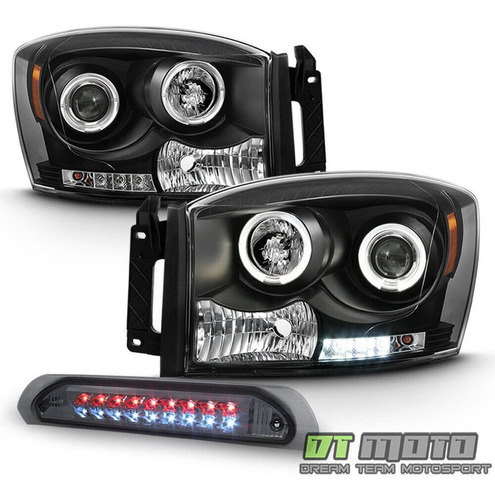 Par Faros Negro Interior Led Dodge Ram 2500 Sport 2007 5.9l