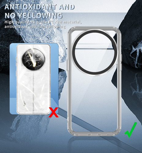 Y1b Funda Anticaída Transparente Para Realme12 Pro Plus 5g