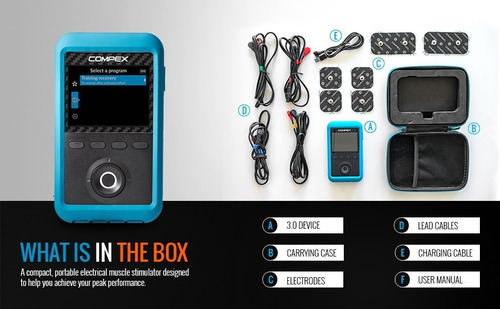 Estimulador Compex Edge 3.0 Nuevo 4 Programas
