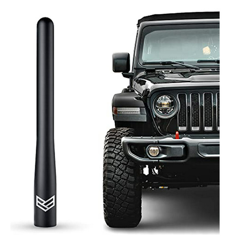 Antena Corta Compatible Con Jeep Wrangler Y Gladiator 2007-2