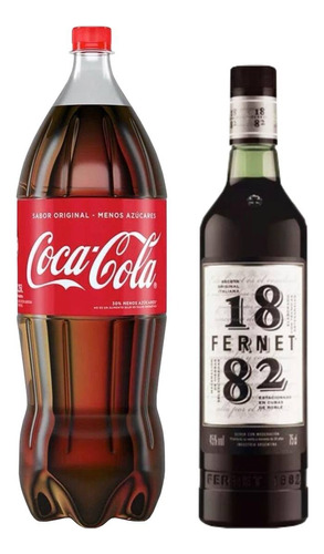 Fernet 1882 Botella 750ml Con Coca Cola 2,25 Lts - Gobar®