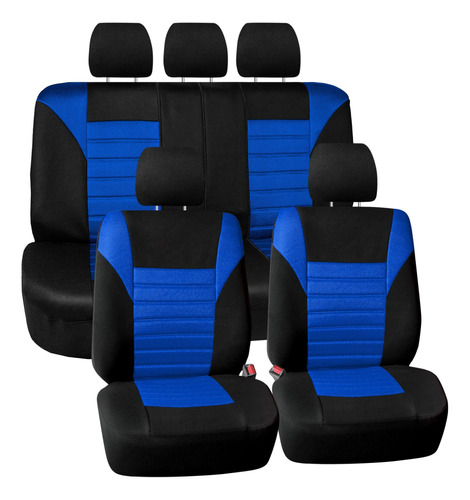 Fh Group Car Seat Covers Full Set 3d Air Mesh - Universal Fi