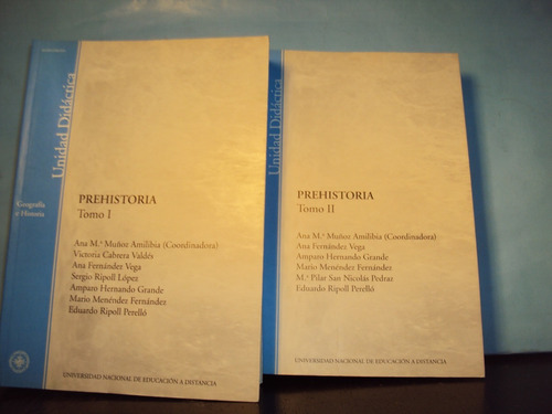 Prehistoria 2 Tomos Amilibia  Cabrera Valdez Vega