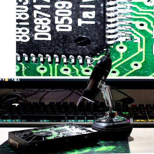 Imagem 4 de 10 de Kit 10 Microscópio Zoom 1600x 2mp Profissional Digital Usb