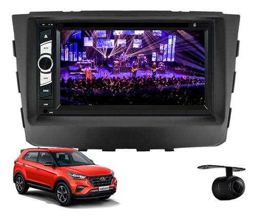 Central Multimídia Dvd Hyundai Creta 2017 2018 2019 Pcd