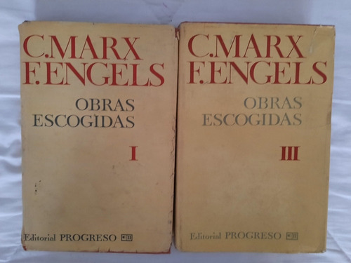 Obras Escogidas C.marx  Y F.engels I Y Iii