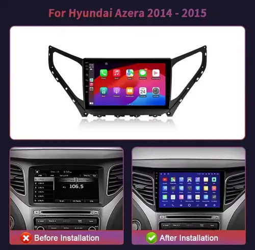 Qp Radio Android 4+64 Carplay Qled Hyundai Azera