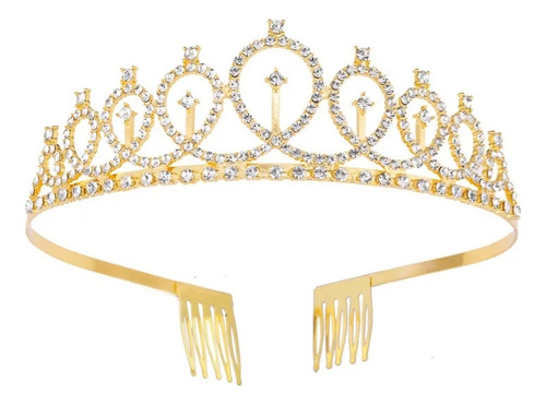 3corona Accesorios Para Cabello Cumpleaños Decoración Fiesta Oro Rosa Oro Plata Heaimo
