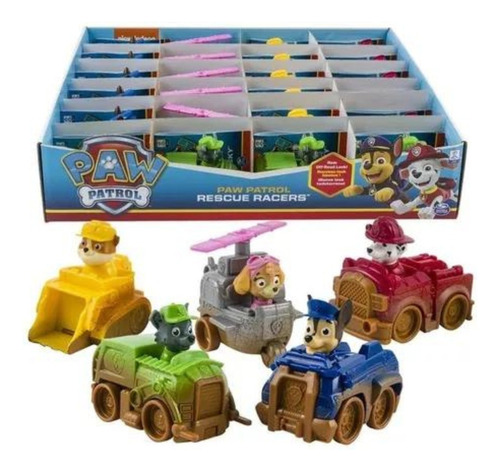 Auto Paw Patrol Rescue Racers Patrulla Canina Varios Modelos