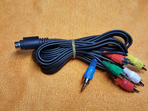 Cable S- Video 10 Pines Con 6 Entradas Rca 6 Colores (Usado)